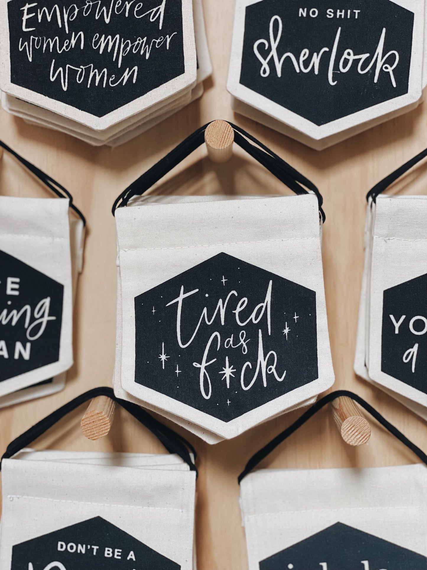 Tired as F*ck Mini Banner . Seconds