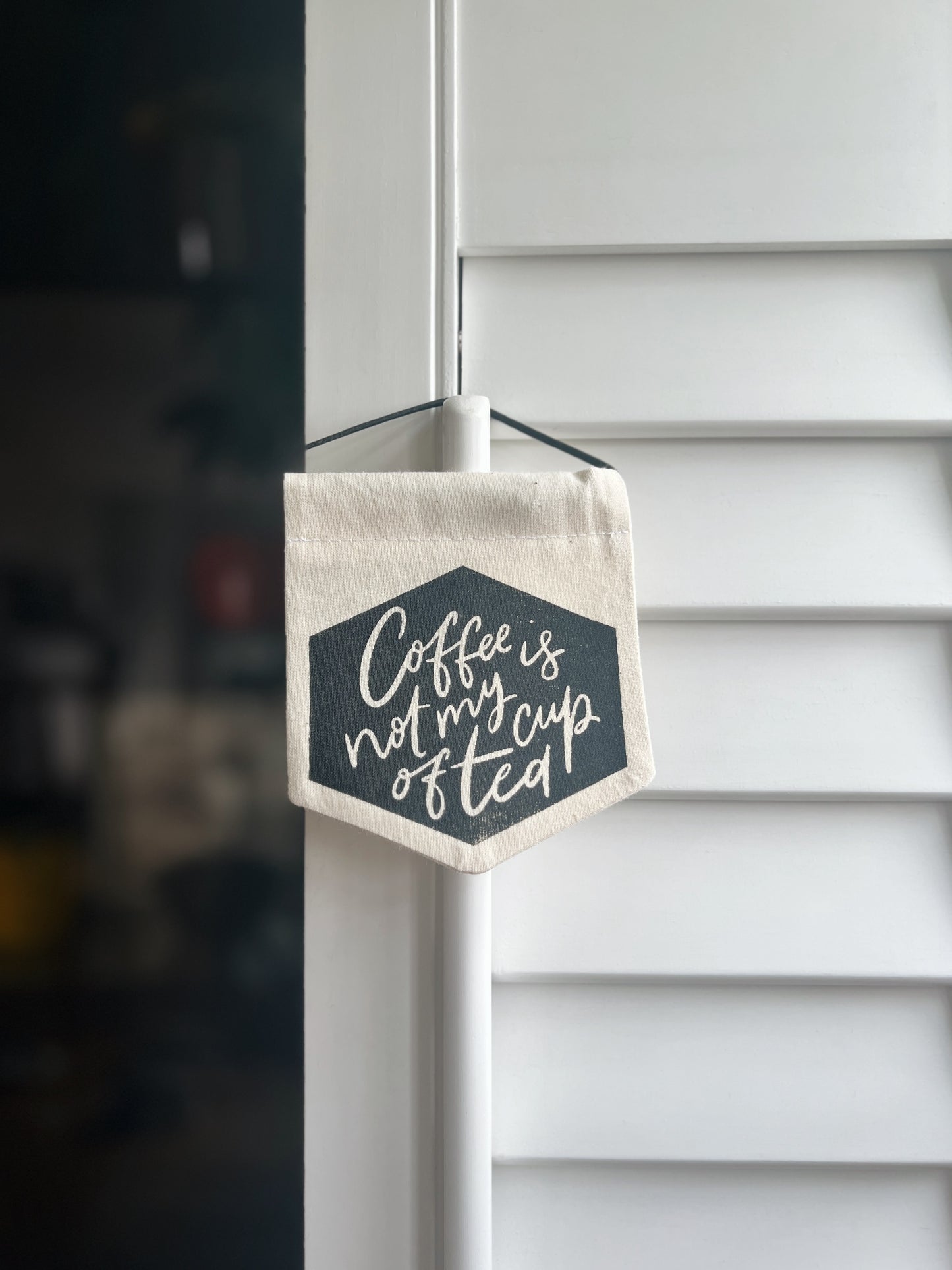 Coffee Is Not My Cup of Tea Mini Banner // Seconds