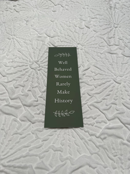 Well Behaved Bookmark