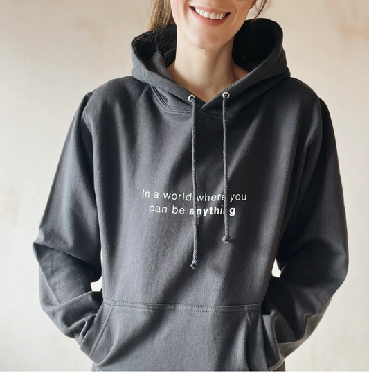The Grey Be Anything Hoodie // The Final Stock